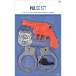 AMSCAN Police Officer Prop Set, 4pc