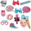 AMSCAN JoJo Siwa Photo Booth Props 12pc