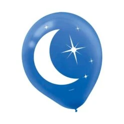 AMSCAN 15ct, Crescent Moon & Mosque Eid Balloons 6 AMSCAN 15ct, Crescent Moon & Mosque Eid Balloons -Amscan 781068 02
