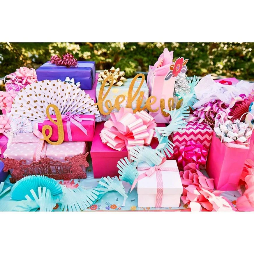 AMSCAN Glitter Magical Unicorn Centerpiece 2 AMSCAN Glitter Magical Unicorn Centerpiece - Image 2