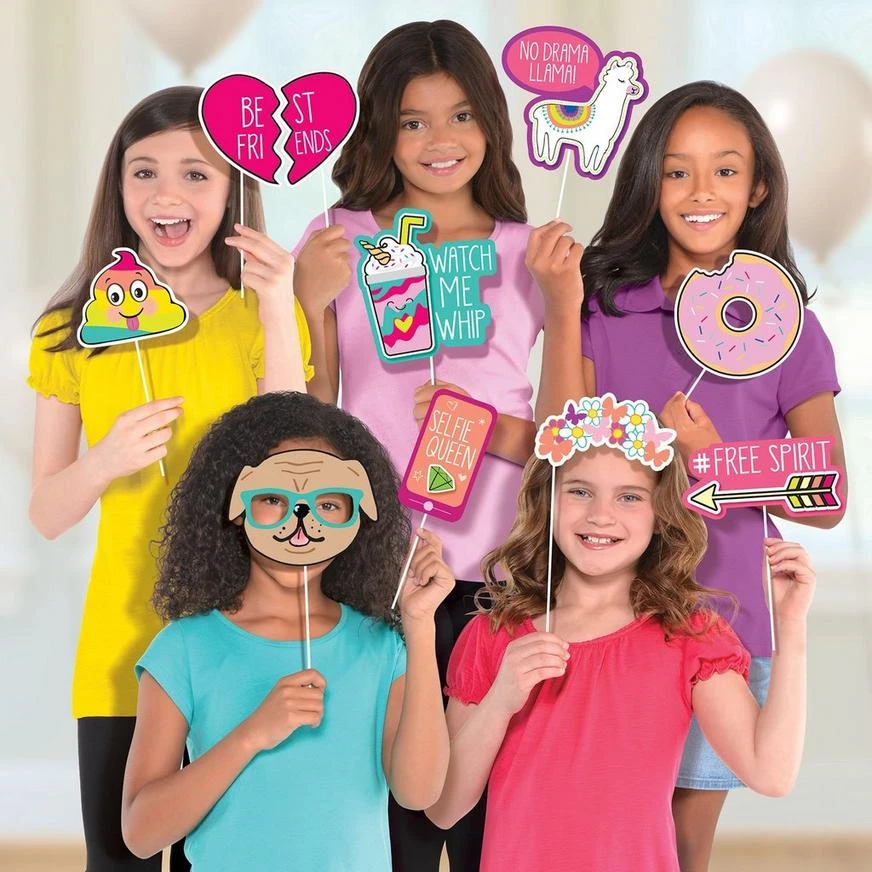 AMSCAN Selfie Celebration Photo Booth Props 12ct 2 AMSCAN Selfie Celebration Photo Booth Props 12ct - Image 2