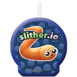 AMSCAN Slither.io Birthday Candle