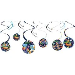 AMSCAN Slither.io Swirl Decorations 8ct