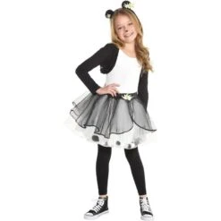 AMSCAN Girls Panda Costume Accessory Kit