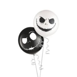 AMSCAN 2ct, 24in, Jack Skellington Latex Balloons – The Nightmare Before Christmas