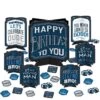 AMSCAN Happy Birthday Classic Table Decorating Kit, 27pc