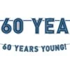 AMSCAN 60 Years Young! Milestone Birthday Cardstock Letter Banner, 12ft - Happy Birthday Classic