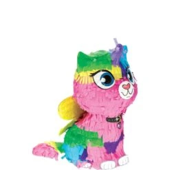 AMSCAN Rainbow Butterfly Unicorn Kitty Pinata Decoration