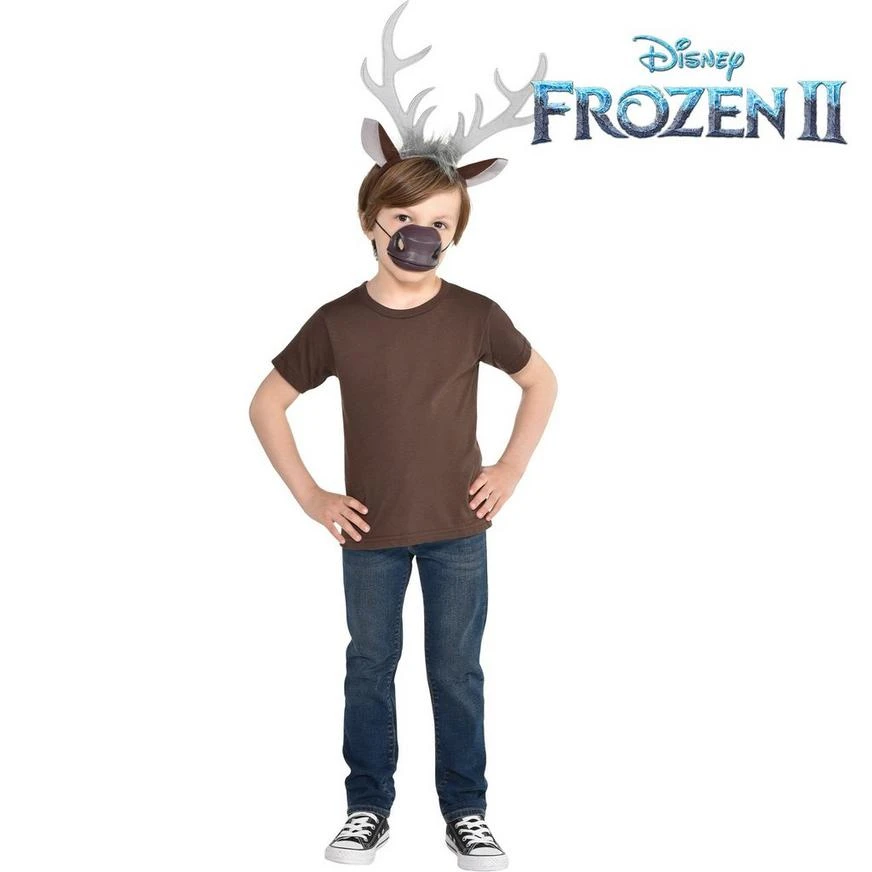 AMSCAN Sven Antler Headband And Nose Accessory Kit - Frozen 2 1 AMSCAN Sven Antler Headband And Nose Accessory Kit - Frozen 2
