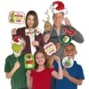 AMSCAN Traditional Grinch Photo Booth Props 13ct