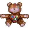 AMSCAN Air-Filled Sitting Birthday Bear Balloon, 15in