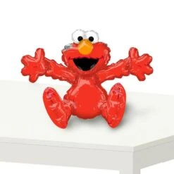 AMSCAN Air-Filled Sitting Elmo Balloon, 26in - Sesame Street