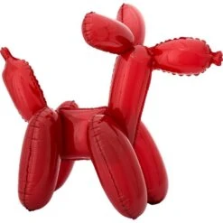 AMSCAN Air-Filled Sitting Red Balloon Dog Balloon, 23in
