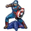 AMSCAN Air-Filled Sitting Captain America Balloon, 26.5in - Avengers