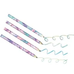 AMSCAN Flutter Multicolor Pencils 4ct