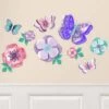 AMSCAN Flutter & Floral Cutouts 9ct