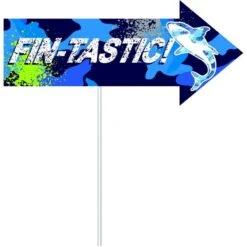 AMSCAN Shark Party Photo Booth Kit 16pc -Amscan 914471 03