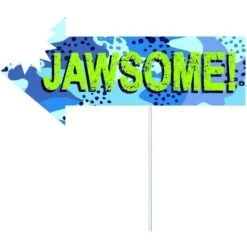 AMSCAN Shark Party Photo Booth Kit 16pc -Amscan 914471 06