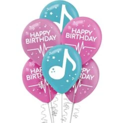 AMSCAN 6ct, 12in, Internet Famous Birthday Balloons