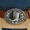 AMSCAN Boots & Spurs Western Metal Belt Buckle
