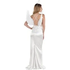 AMSCAN Adult White Feather Floating Angel Wings -Amscan 942051 02
