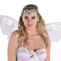 AMSCAN Adult Silver Gems, Pearls & Braided Vines Metal Tiara Crown - Fairy -Amscan 942065 02