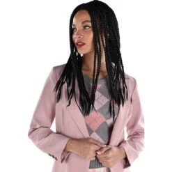 AMSCAN Black Box Braid Wig, 20in - 90s 5 AMSCAN Black Box Braid Wig, 20in - 90s -Amscan 942164 02