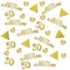 Amscan 10022765 WWE Golden Anniversary Foil Confetti 28g 1 Pc