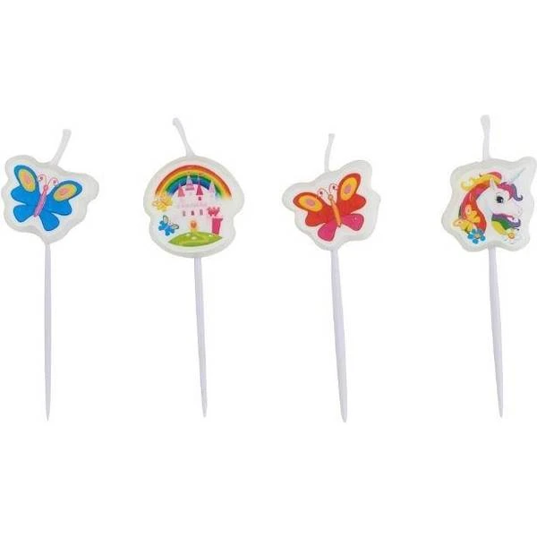 Amscan 11012046 Unicorn Pick Candles 4 Pcs 1 Amscan 11012046 Unicorn Pick Candles 4 Pcs