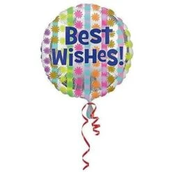 Amscan 18" Bright Best Wishes Foil Balloon