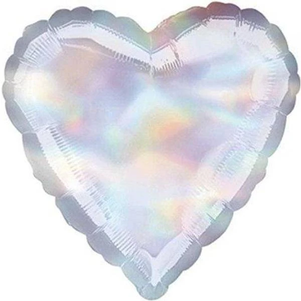 Amscan 18" Iridescent Foil Heart 1 Amscan 18" Iridescent Foil Heart