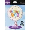 Amscan 18IC:BIRTHDAY BOY SWIRLS Foil Balloons 1602401