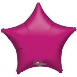 Amscan 19" Metallic Fuchsia Foil Star