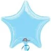 Amscan 19" Metallic Pearl Pastel Blue Foil Star