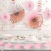 Amscan 242681 Rose Gold Blush Party Decoration Kits-14 Pcs
