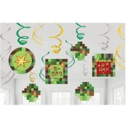 Amscan 269969 TNT Party Swirl Decoration 12 Piece