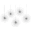Amscan 29055-08-55 15 Cm Hanging Mini Fans Decorations