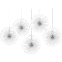 Amscan 29055-08-55 15 Cm Hanging Mini Fans Decorations