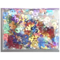 Amscan 30th Birthday Multi-colours Metallic Confetti 14g