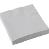 Amscan (33cm X 33cm, Silver) 2 Ply Solid Colour Party Napkins (Pack Of 20)