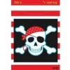 Amscan 378221 Striped Pirate Party Loot Bags 8 Pcs, Red
