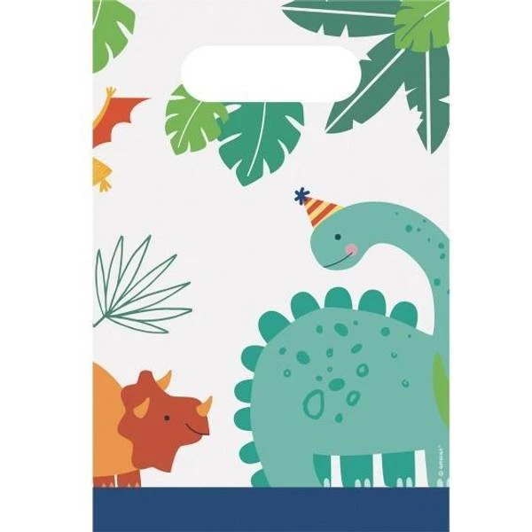 Amscan 492270 Dino-Mite Dinosaur Party Paper Loot Bags 8 Pack 1 Amscan 492270 Dino-Mite Dinosaur Party Paper Loot Bags 8 Pack
