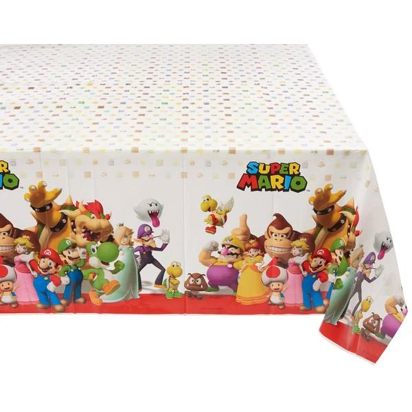 Amscan 571554 Super Mario Brothers Table Cover Pack Of 6 1 Amscan 571554 Super Mario Brothers Table Cover Pack Of 6