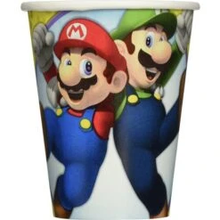 Amscan 581554 266 Ml Super Mario Paper Cups