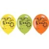 Amscan 9901936 6 Latex Balloons Jungle Animals Green/Yellow/Orange