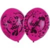 Amscan 9903669 Disney Minnie Mouse 11 Inch Latex Balloons 6 Pack