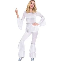 Amscan 9905713 70's Dancing Diva Costume Set, 14-16 Years-3 Pcs