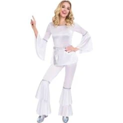 Amscan 9905714 70's Dancing Diva Costume Set, 16-18 Years-3 Pcs