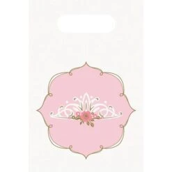 Amscan 9906317 Princess For A Day Birthday Party Paper Loot Bags 8 Pack