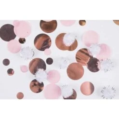 Amscan 9906364 Rose Gold Blush Birthday Confetti Mix